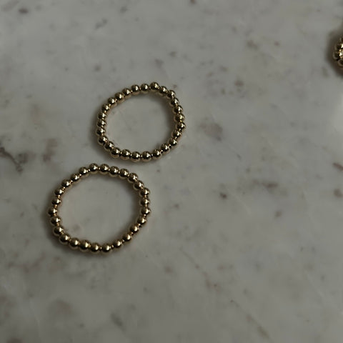 3 mm bubble ring goldfill