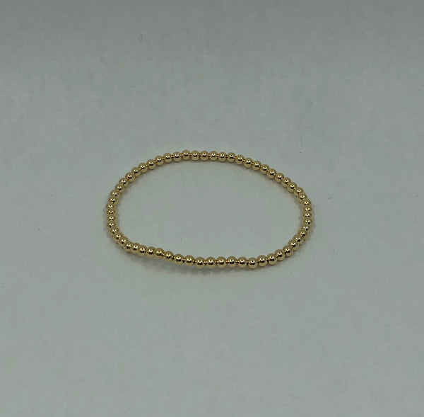 3 mm Sphere goldfill Bracelet