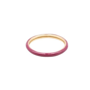 Enamel Ring burgundy