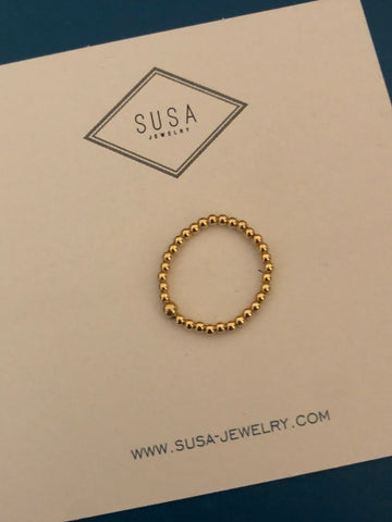 2mm bubble ring goldfill