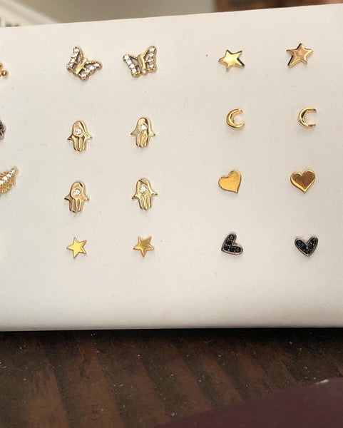 Mini-stud heart Earrings