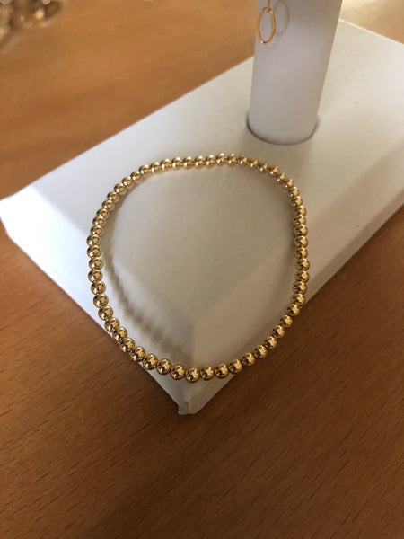 3 mm Sphere goldfill Bracelet