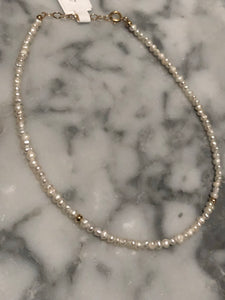 Water pearl anklet