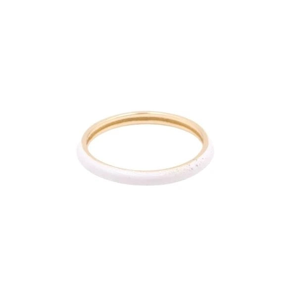 Enamel Ring white