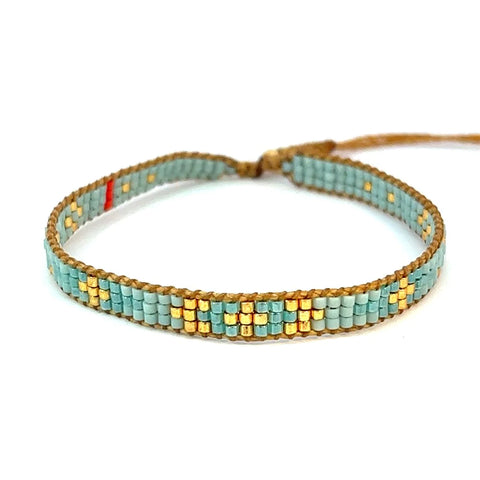 Turquoise miyuki bracelet