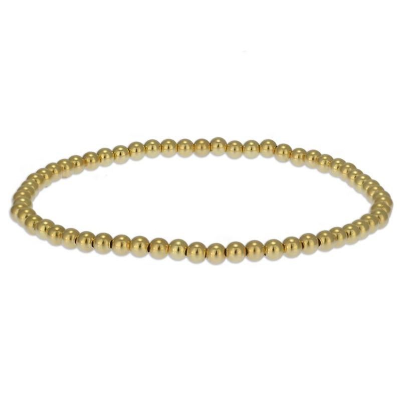 3 mm Sphere goldfill Bracelet