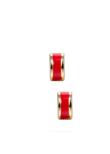 Red Mini Stud Earrings